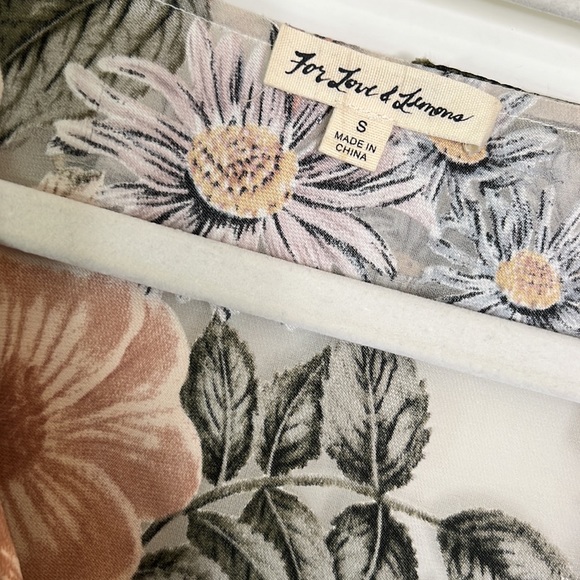 For Love and Lemons Luciana Flower Burnout dress - Picture 2 of 6